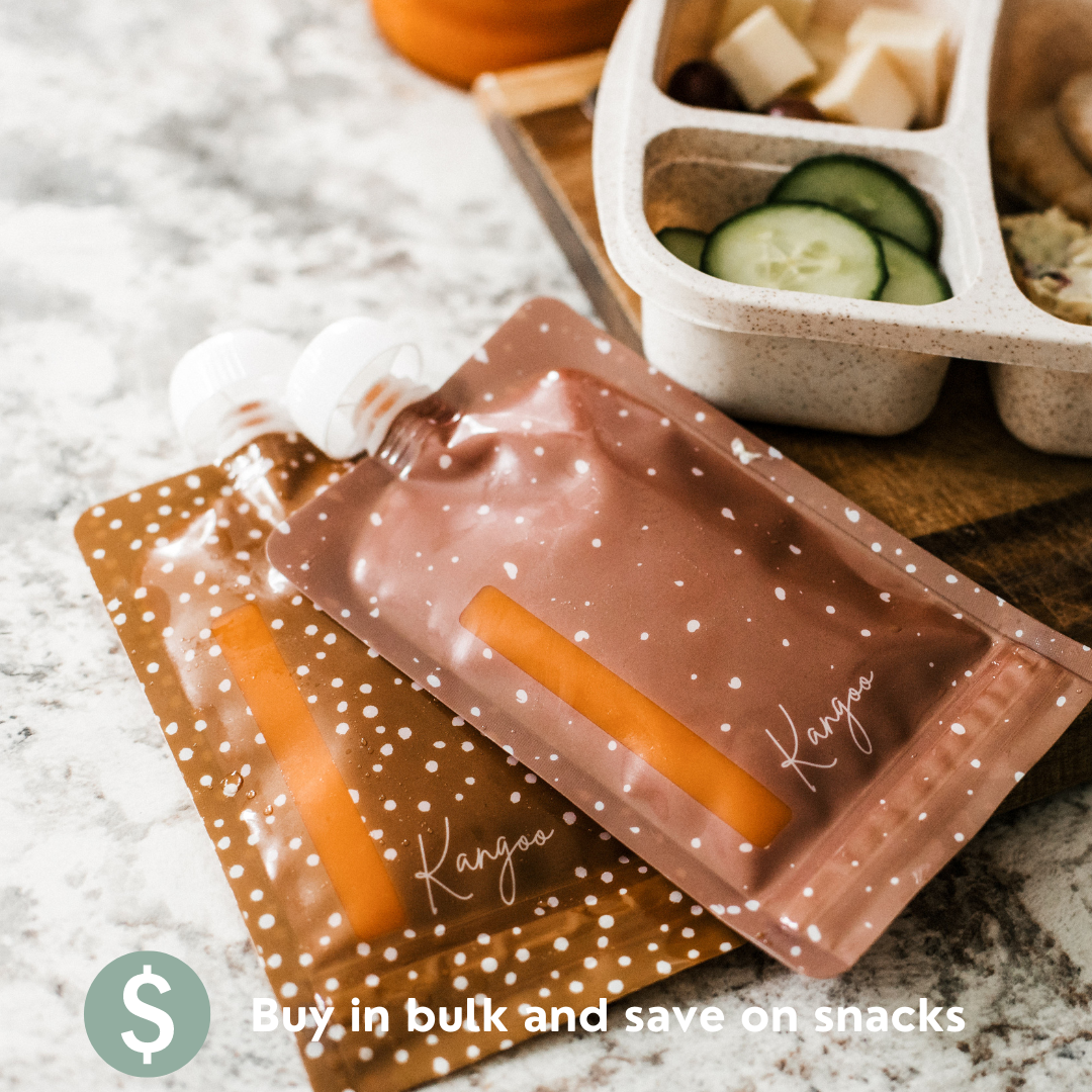 Reusable Baby Food Pouches – Refillable Squeeze Pouch