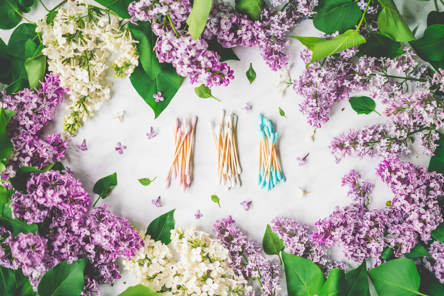 Bamboo Cotton Swabs - 100x