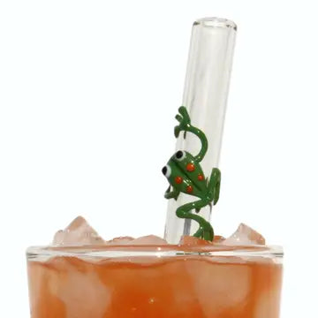 Handcrafted Glass Smoothie Straws