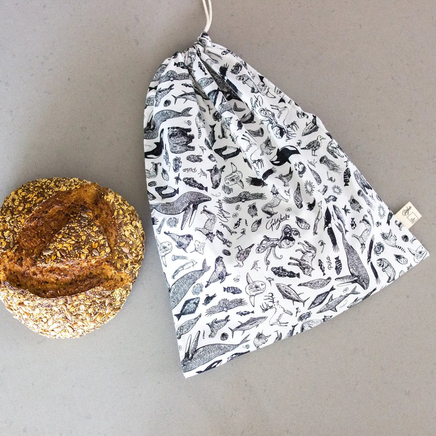 Wax Wrap Bread Bag Set
