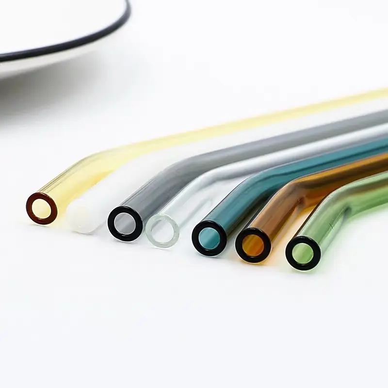 Glass Straw - Bent -180x8mm