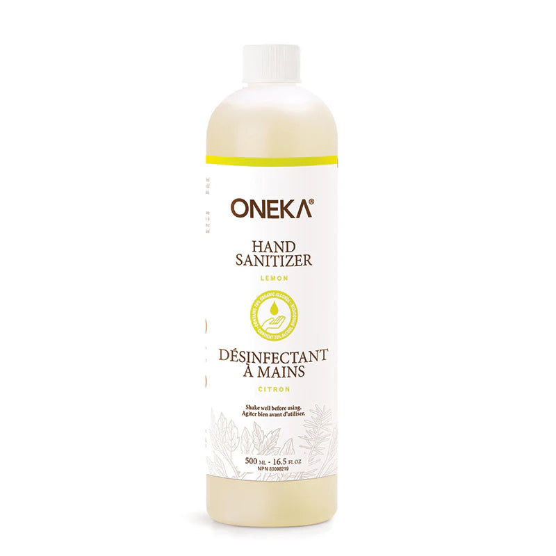 Oneka Lemon Scented Hand Sanitizer, 500 ml
