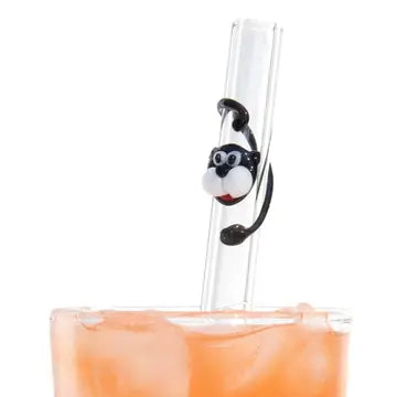 Handcrafted Glass Smoothie Straws