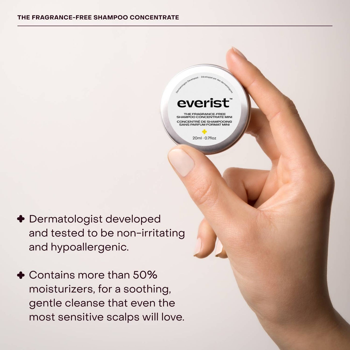The Fragrance-Free Shampoo Concentrate Mini - EVERIST