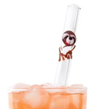 Handcrafted Glass Smoothie Straws