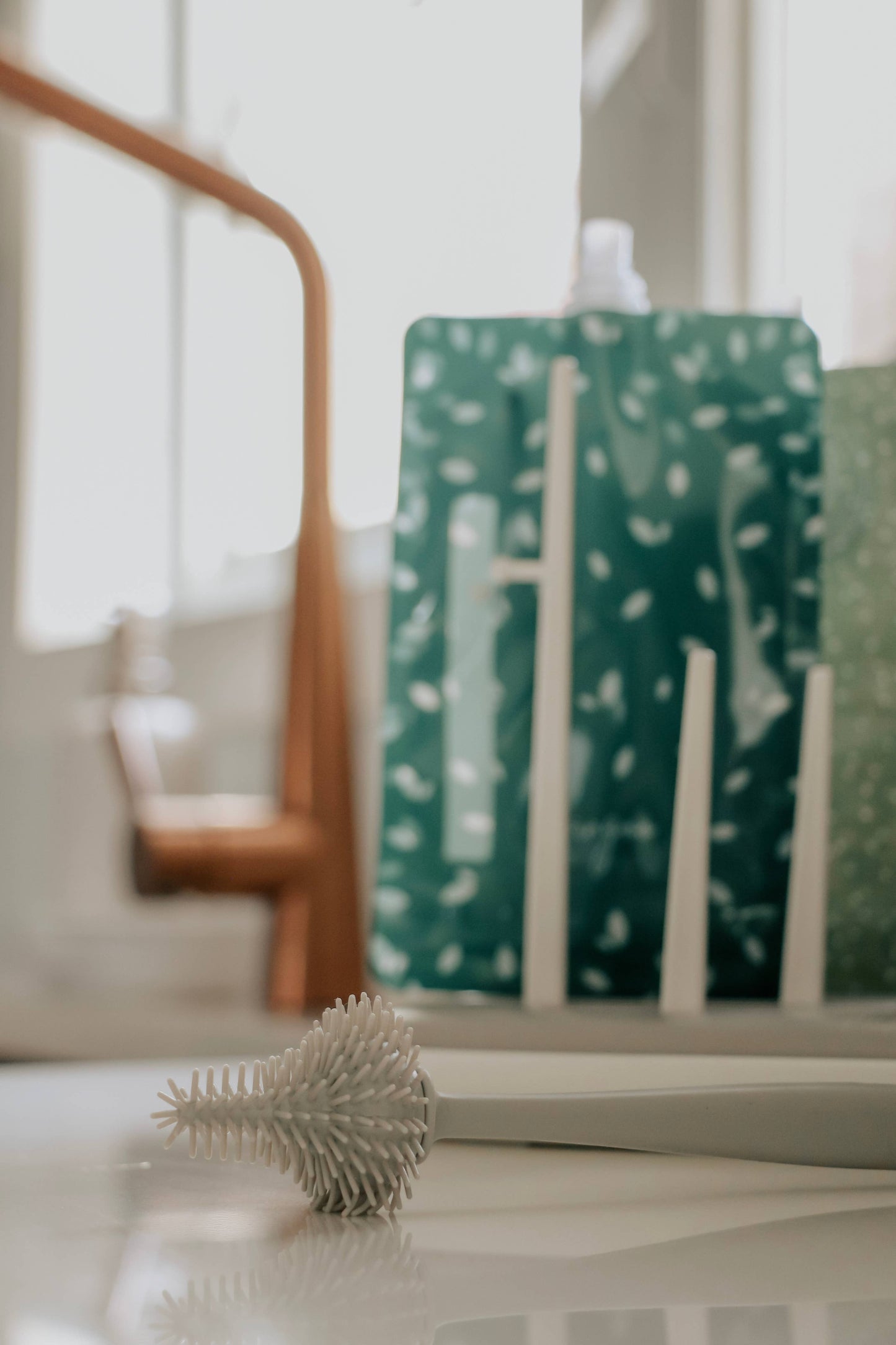 Silicone Reusable Cleaning Bottle Brush