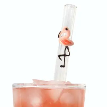 Handcrafted Glass Smoothie Straws