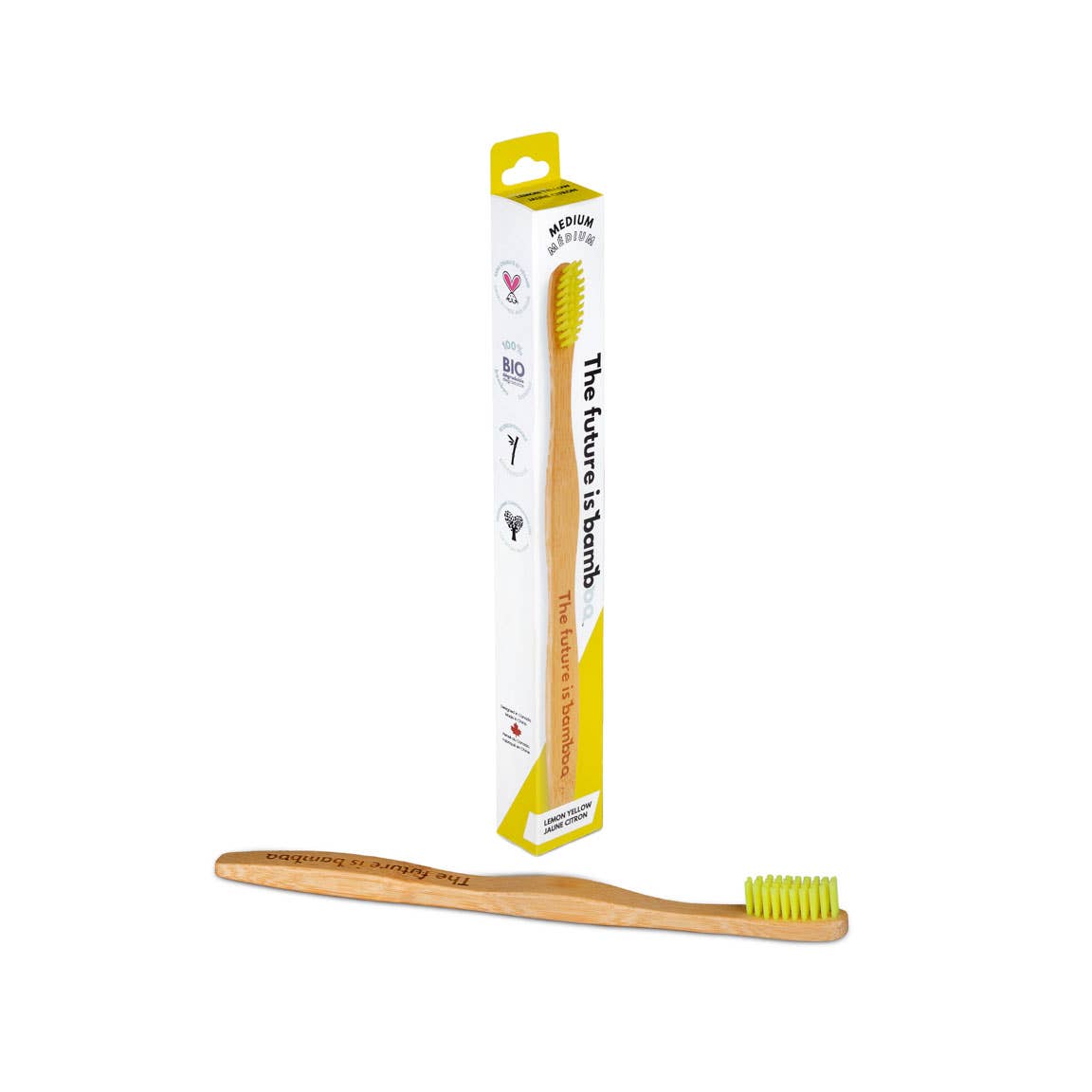Adult Medium Bamboo Toothbrushes