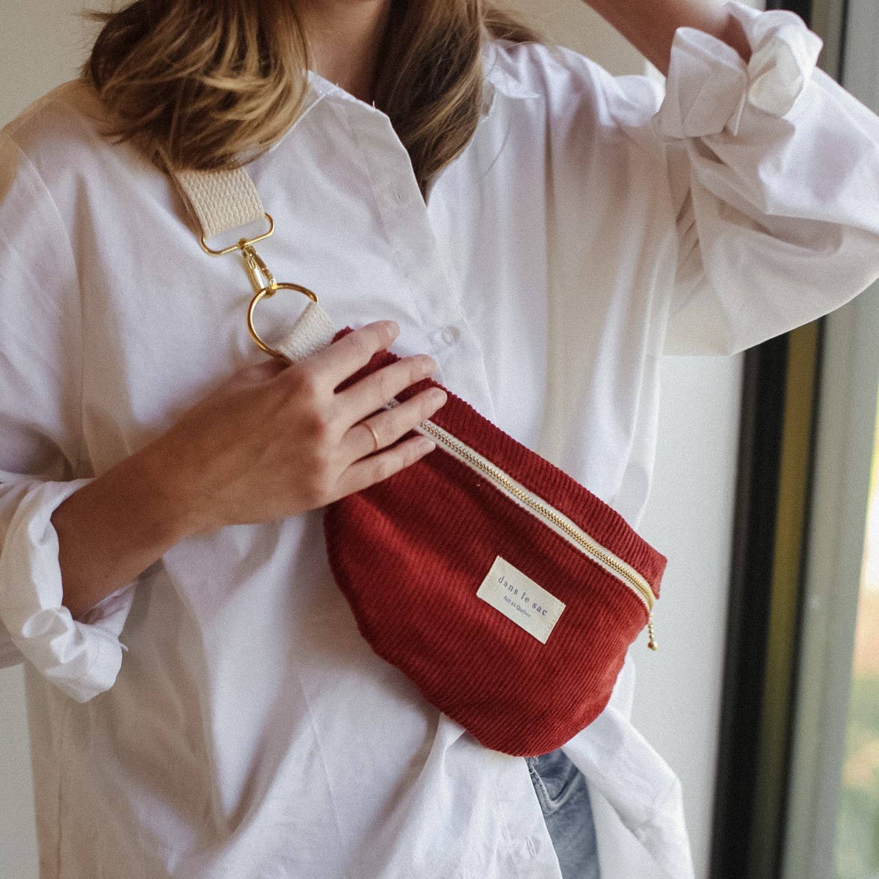 Corduroy Belt Bag