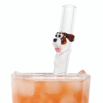 Handcrafted Glass Smoothie Straws