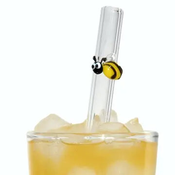 Handcrafted Glass Smoothie Straws