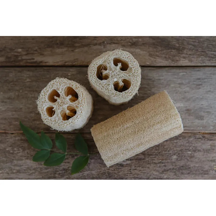 Natural Loofah- 5" (WHOLE)