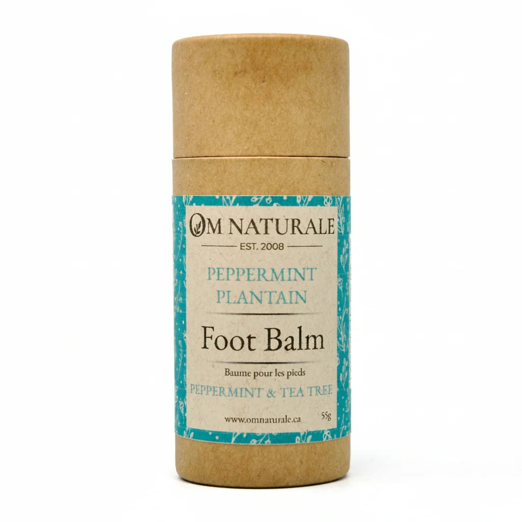 Om Naturale Peppermint Plantain Foot Balm