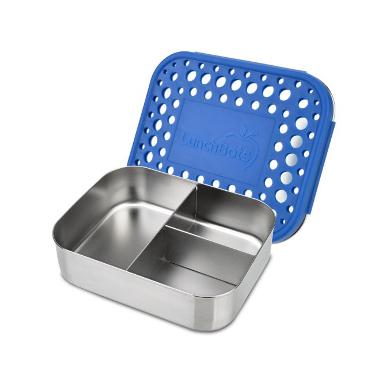 Lunchbots Medium Trio Stainless Bento with Dot Lid