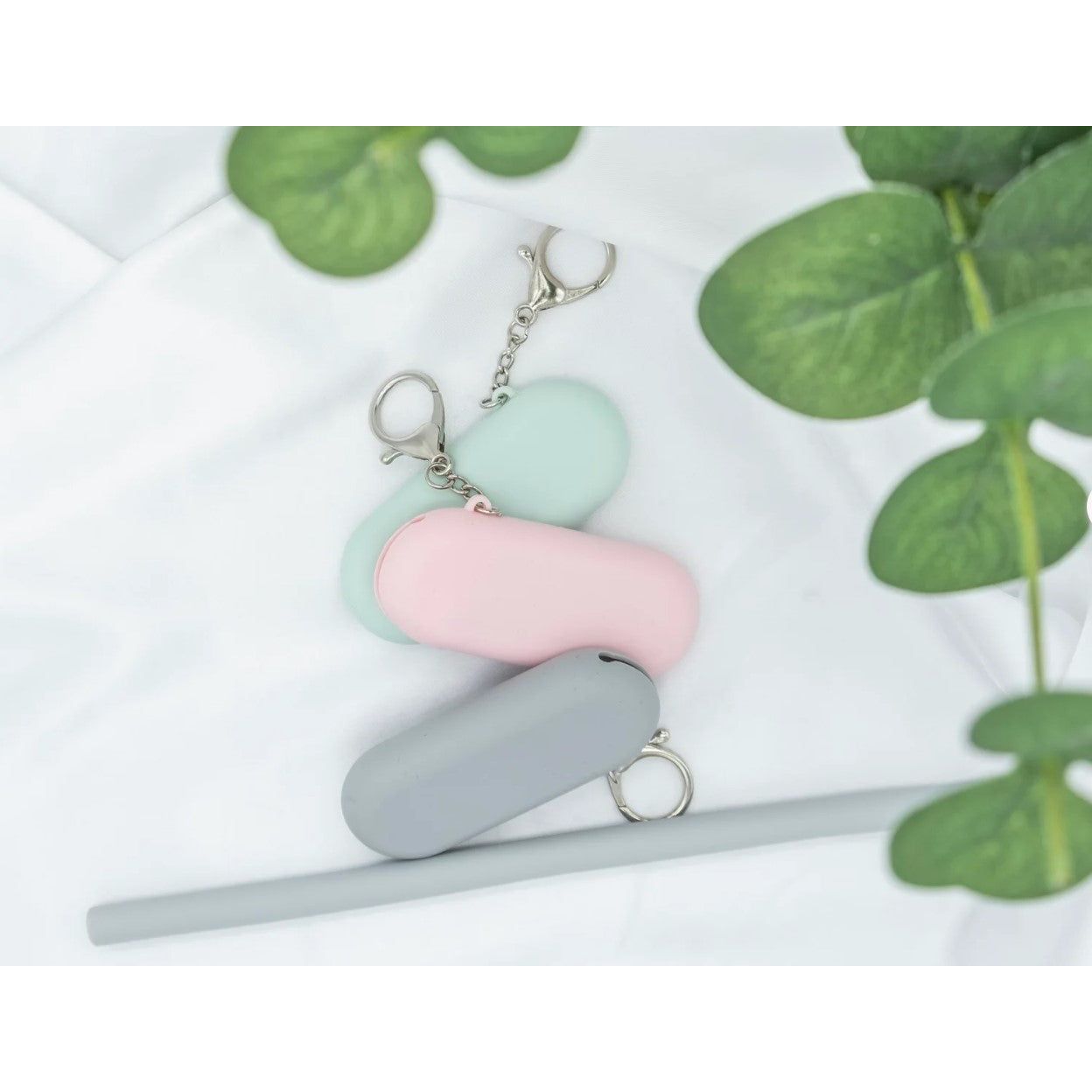 Silicone Travel Straw with Case
