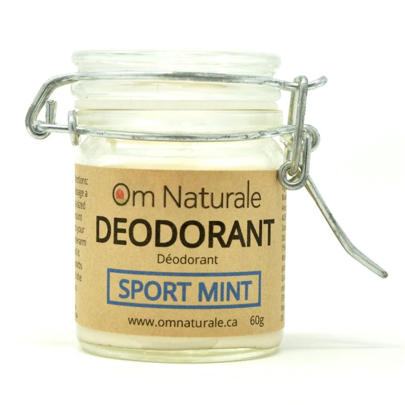 Natural Deodorant, 60g Glass Jar