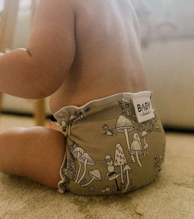 Plastic-Free Fitted Cloth Diaper