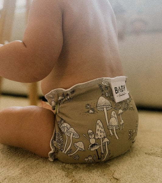 Plastic-Free Fitted Cloth Diaper