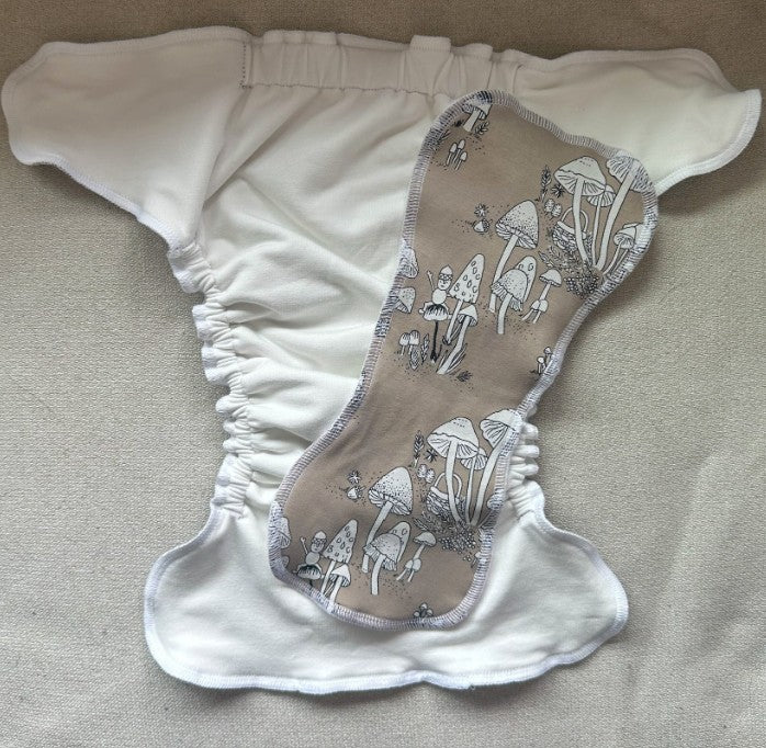 Plastic-Free Fitted Cloth Diaper
