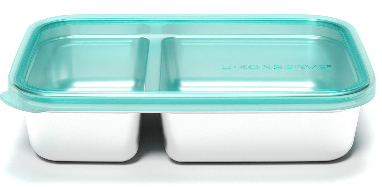 U-Konserve Silicone + Stainless DIVIDED Container (Rectangle)