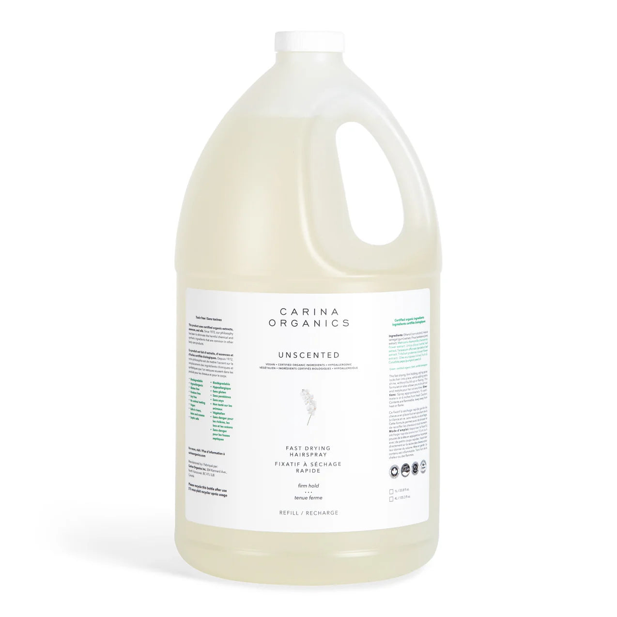 Unscented Natural Hairspray- REFILL/100g Online Order