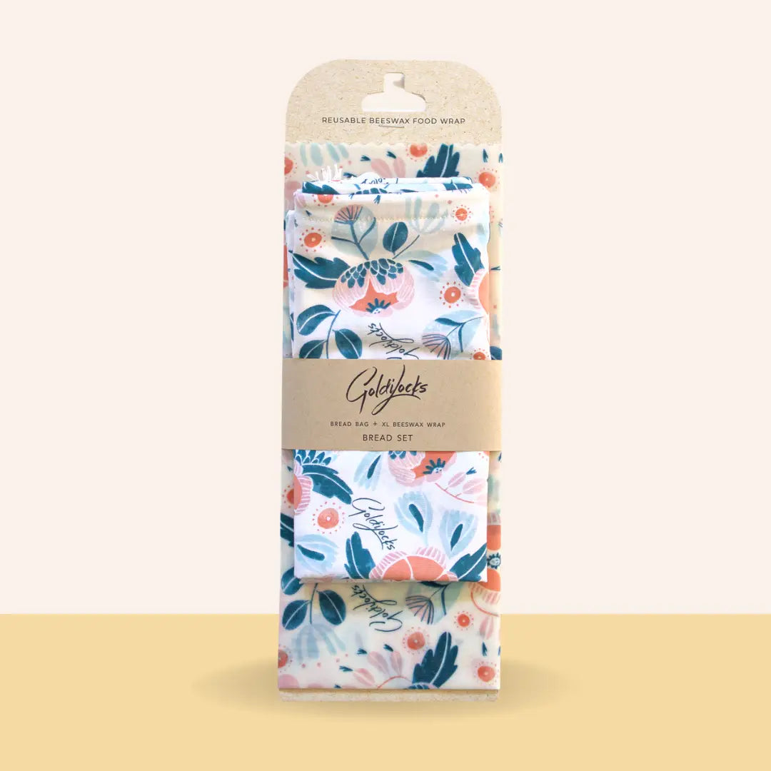 Wax Wrap Bread Bag Set