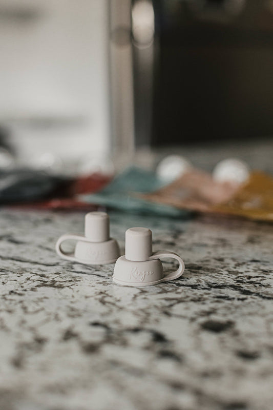 Anti-spill spouts for food pouches (2 units)