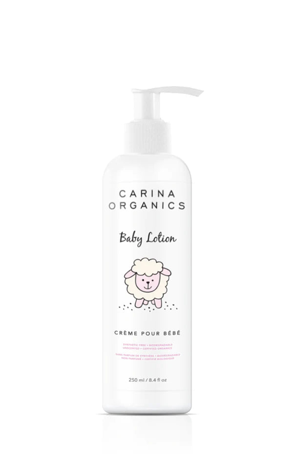 Carina Unscented Baby Lotion, 250ml Bottle