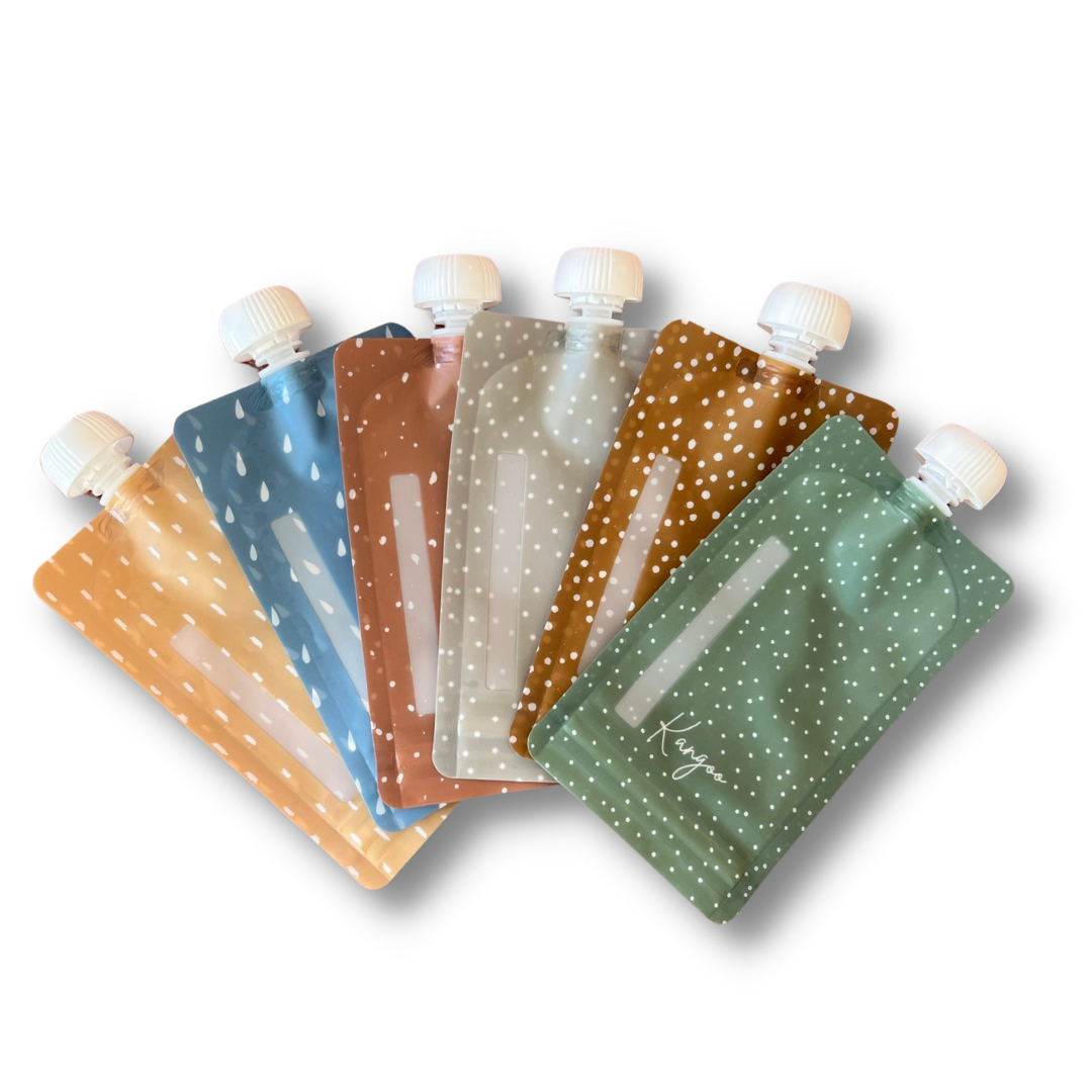 Reusable Baby Food Pouches – Refillable Squeeze Pouch