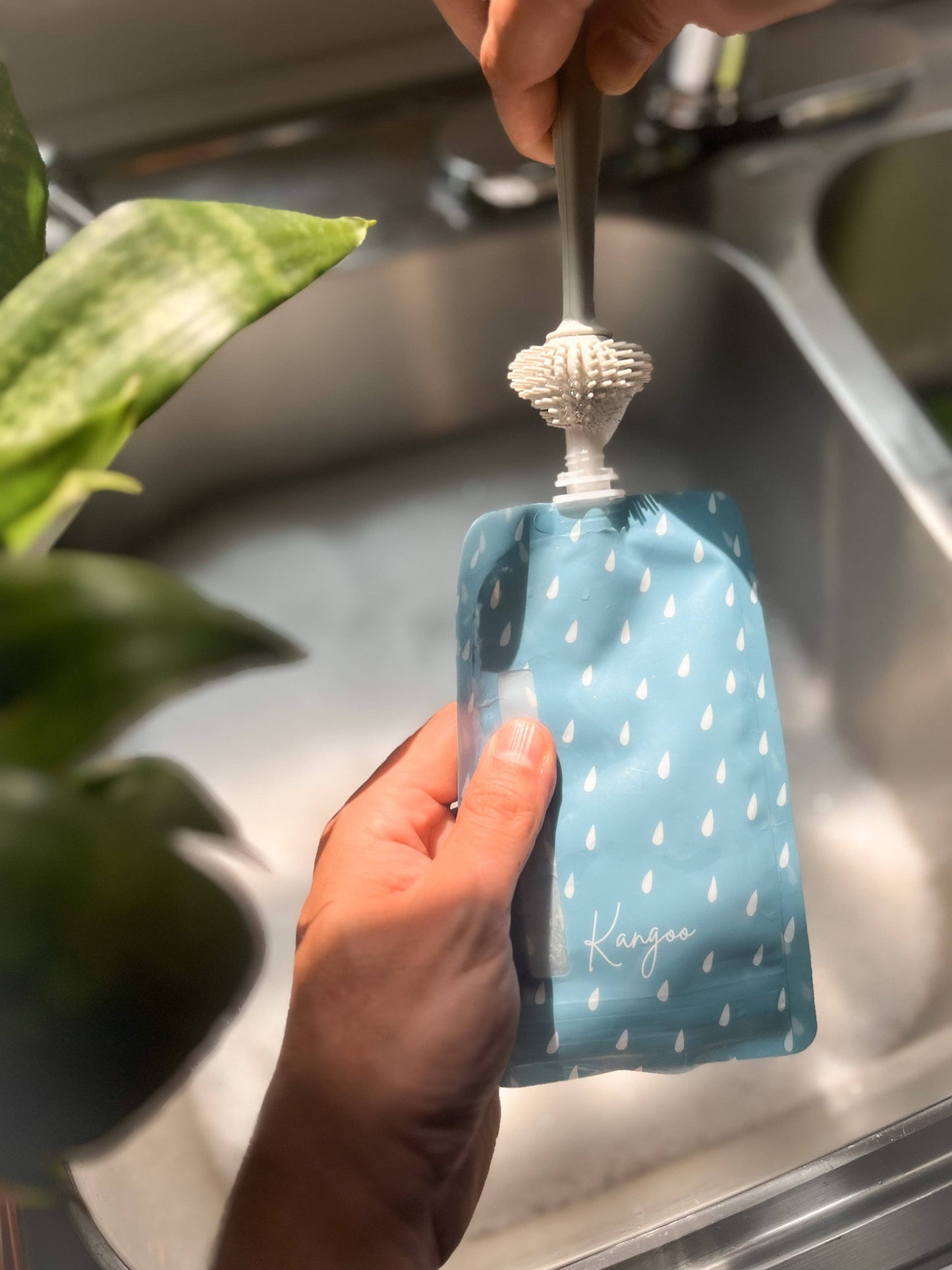 Silicone Reusable Cleaning Bottle Brush