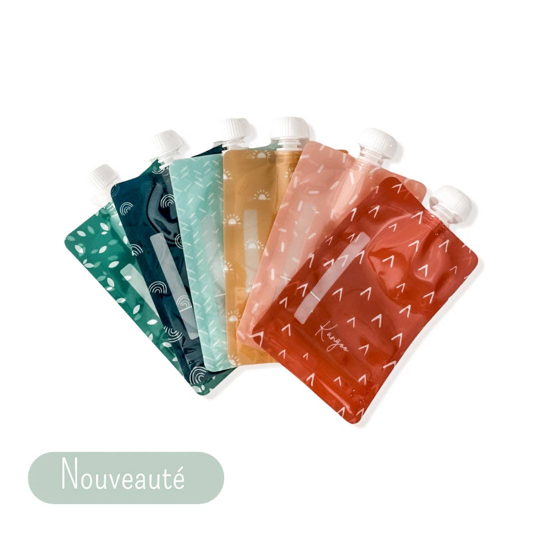 Reusable Baby Food Pouches – Refillable Squeeze Pouch