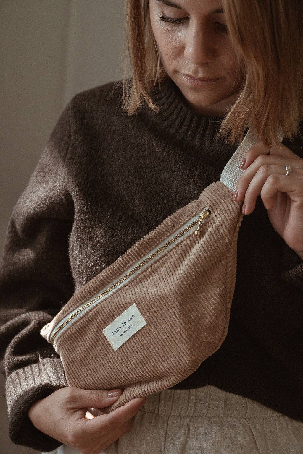 Corduroy Belt Bag