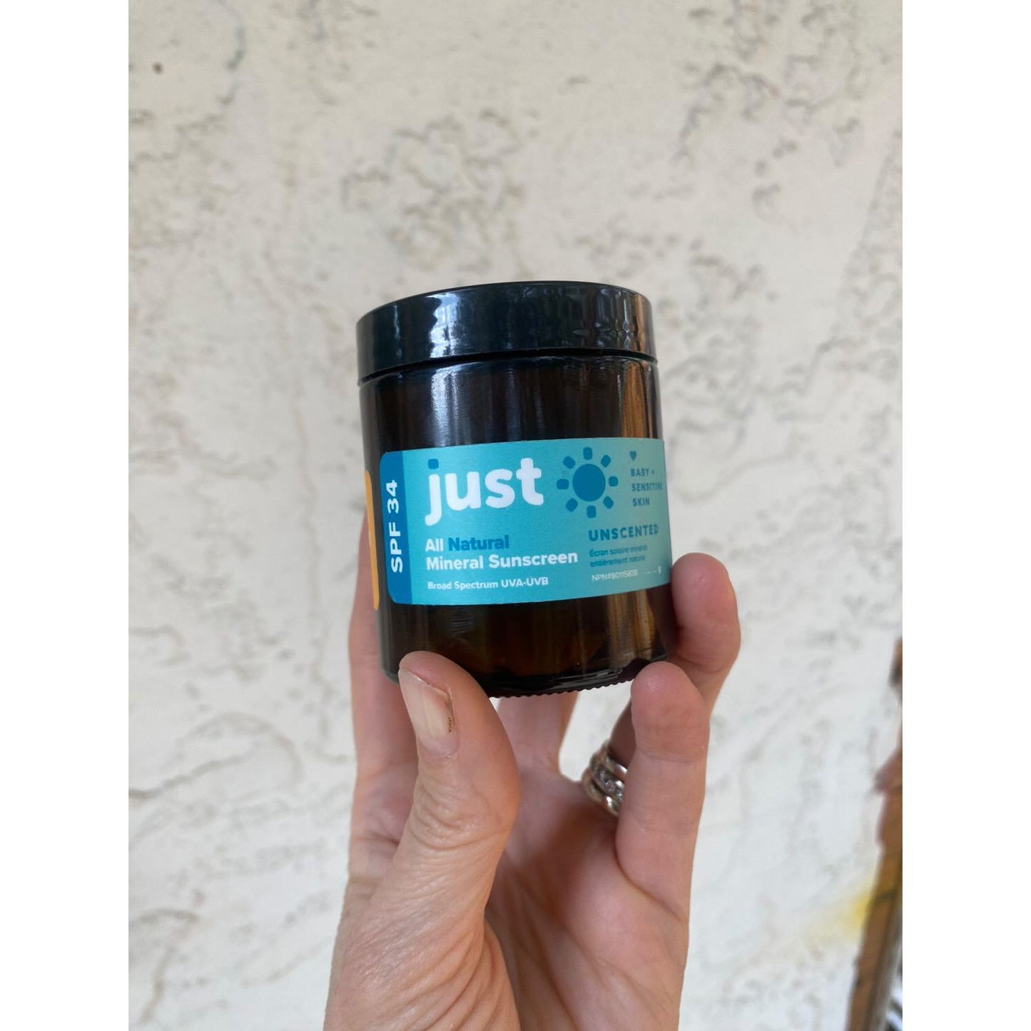 4oz Glass Jar Original Body Sunscreen Lavender