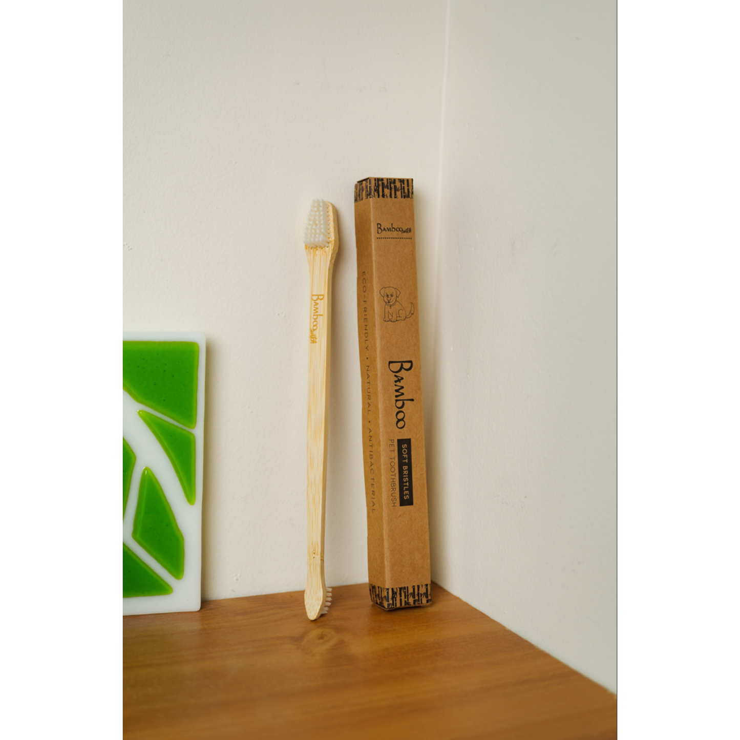 Bamboo Dog Toothbrush