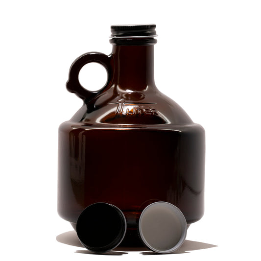 1 Litre Amber Glass Growler (Squealer)