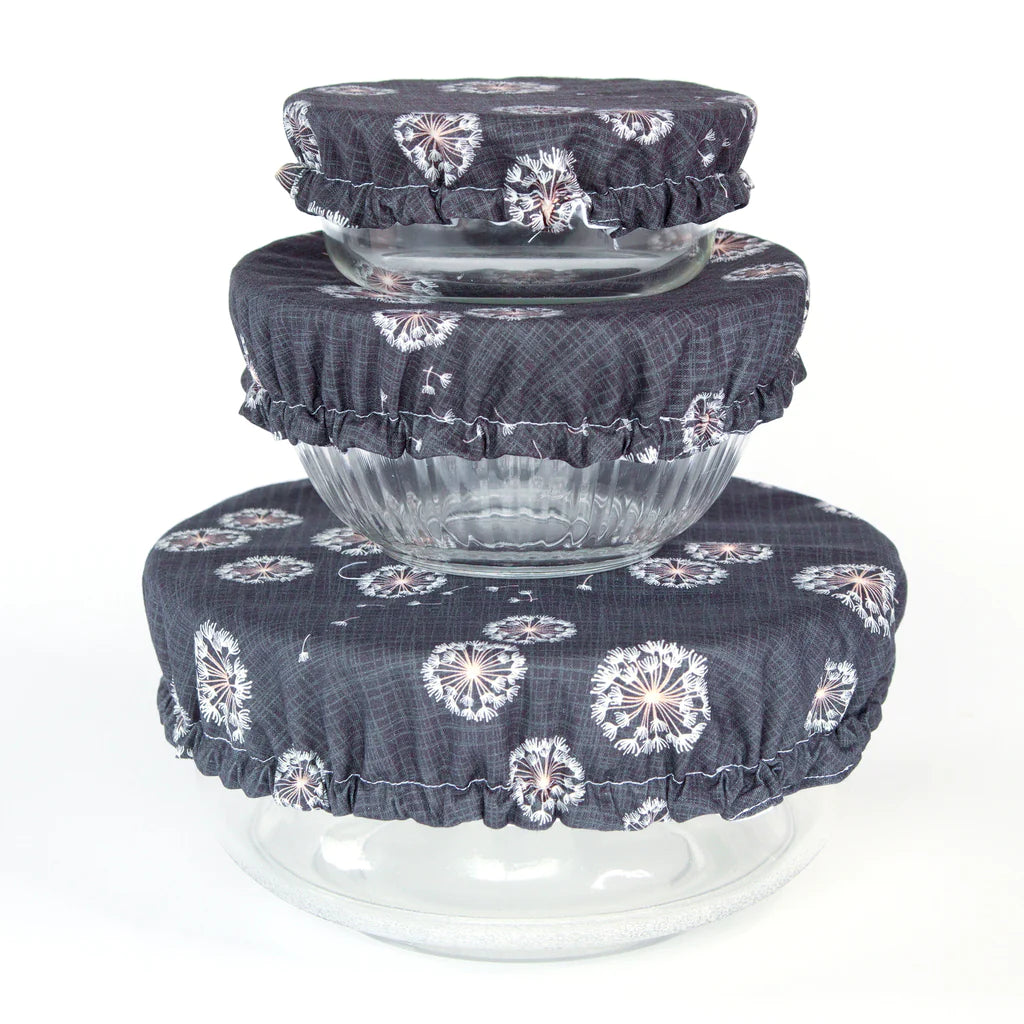 Lined Bowl Covers, Set of 3