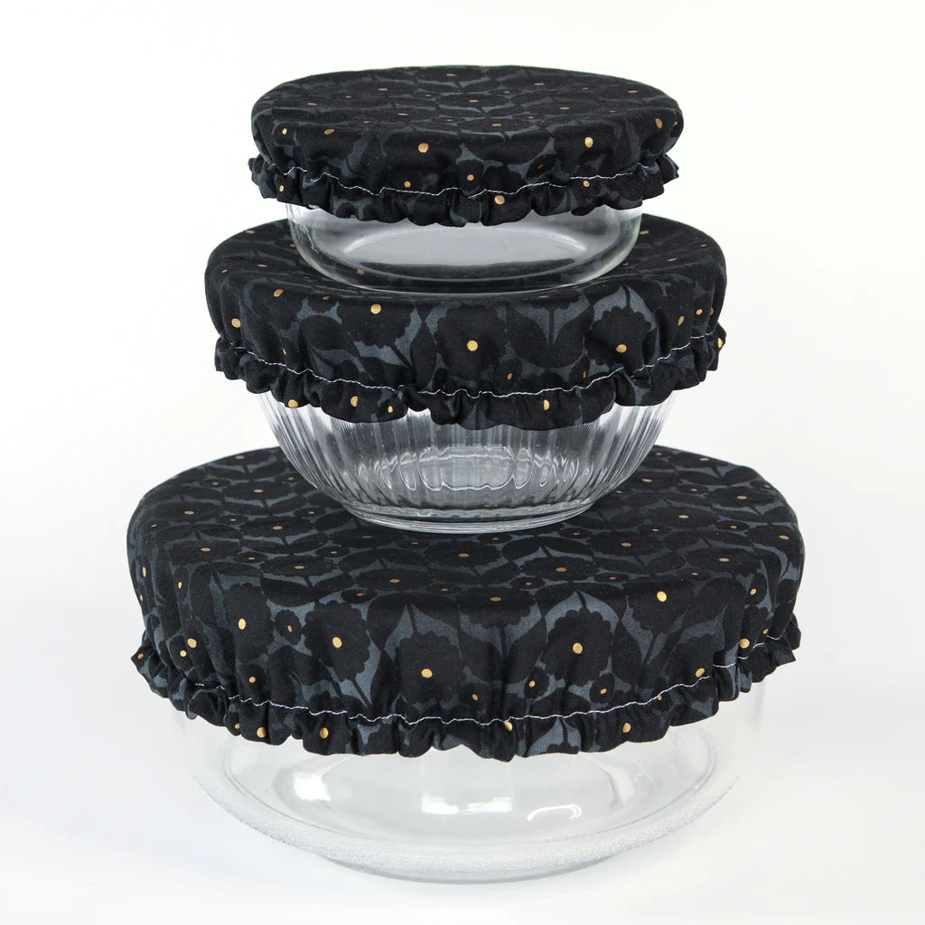 Lined Bowl Covers, Set of 3