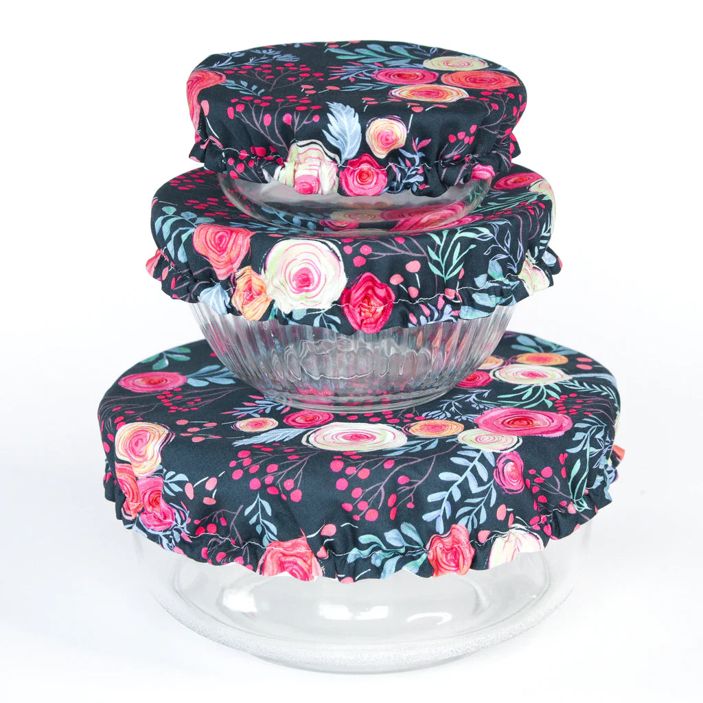 Lined Bowl Covers, Set of 3