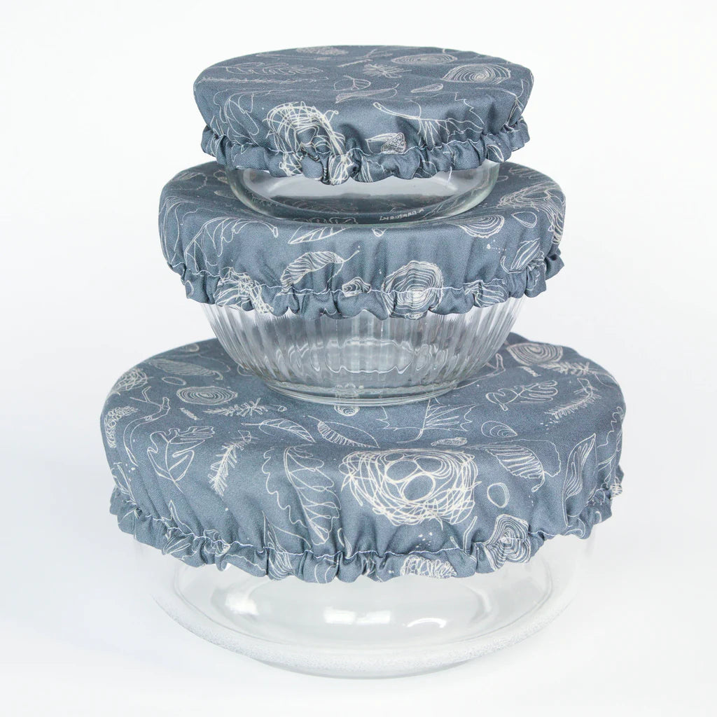Lined Bowl Covers, Set of 3