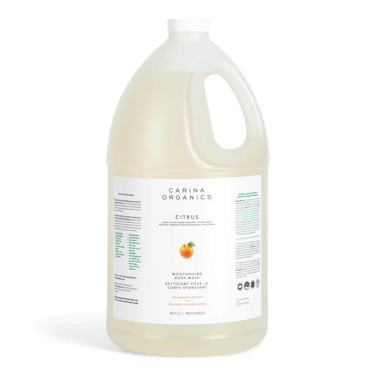 BULK Carina Organics Shampoo & Body Wash- 4L