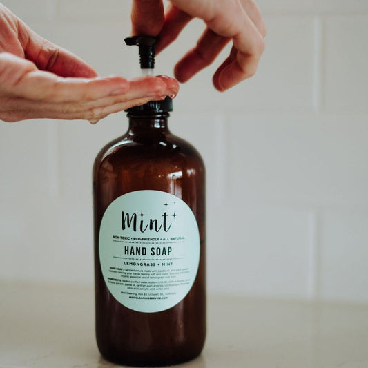 Mint Hand Soap, 500 ml - Refillable.