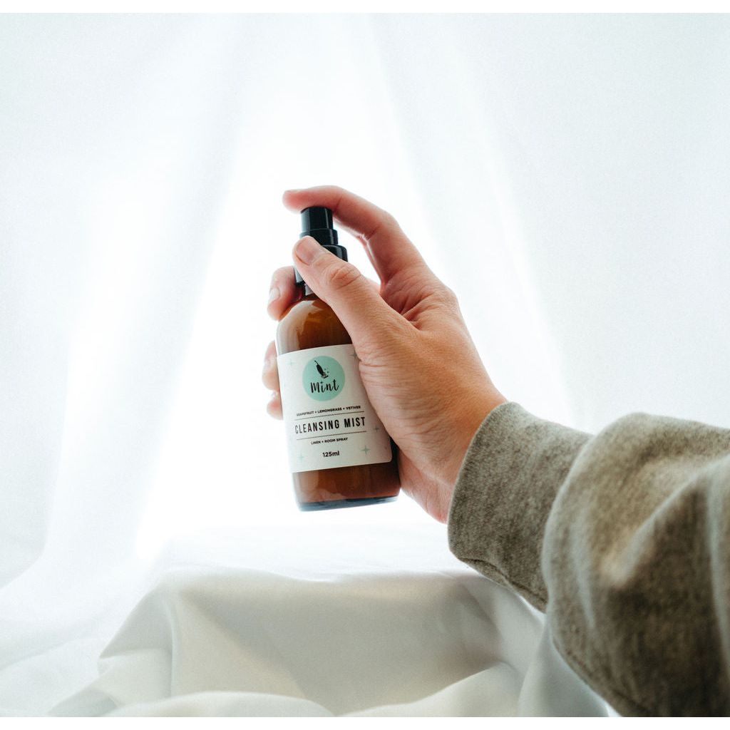 Mint Cleansing Mist, 125ml glass bottle