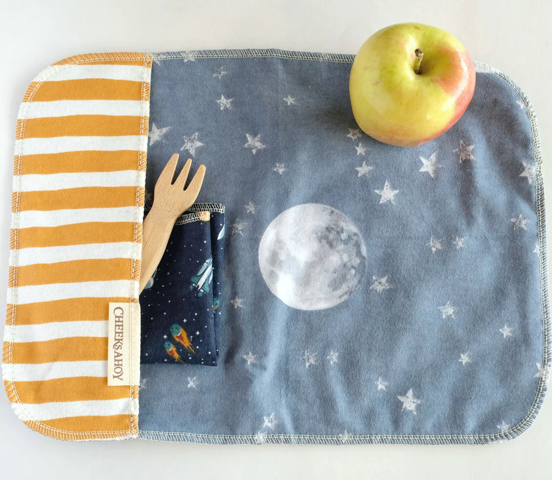 Kids Placemat & Cloth Napkins (5 pack)