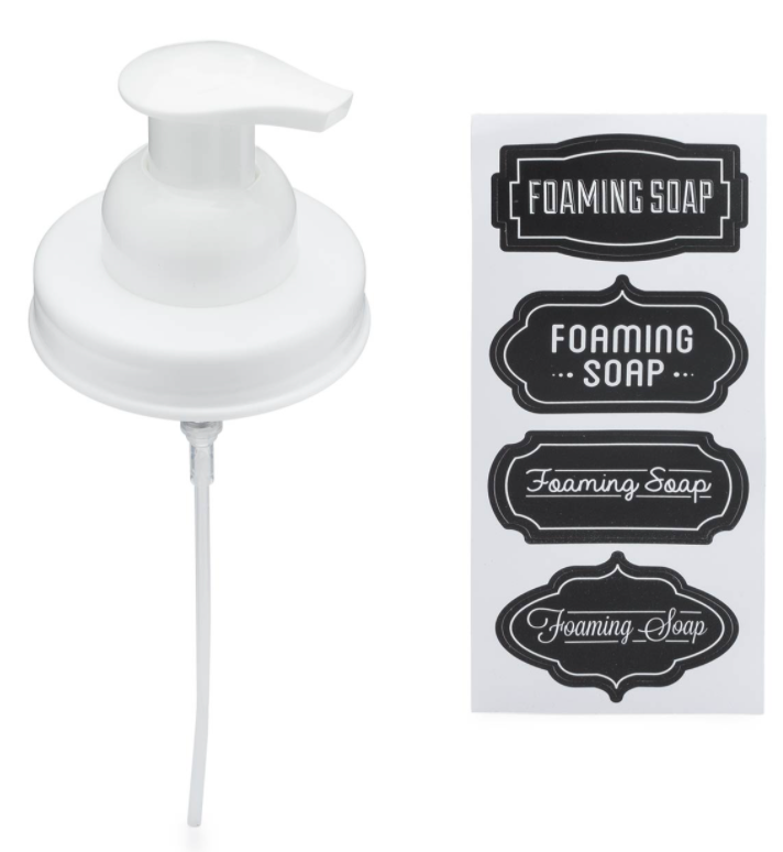 Regular Mason Jar Foaming Soap Dispenser Lids