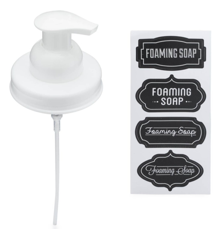 Regular Mason Jar Foaming Soap Dispenser Lids