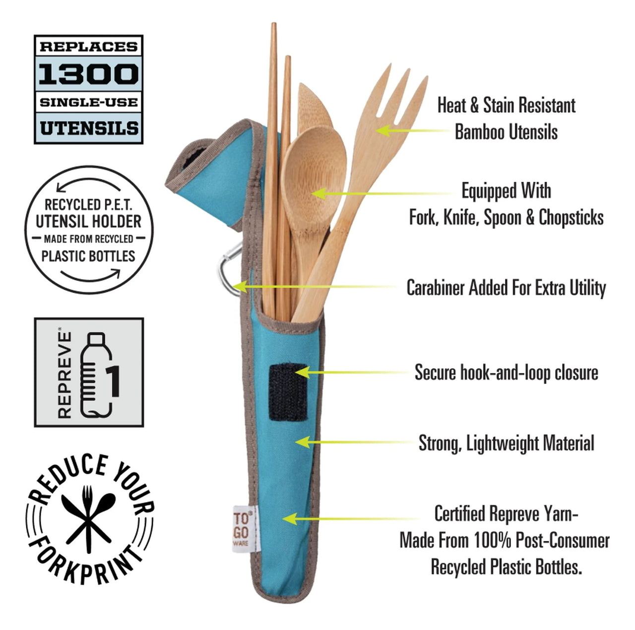 To Go Ware Bamboo Utensil Set