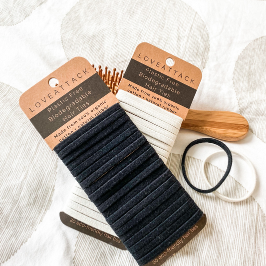 Plastic Free Biodegradable Hair Ties (20)