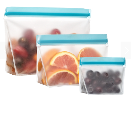 (re)zip: Stand-Up Leak-Proof Storage Bags (3 pack)