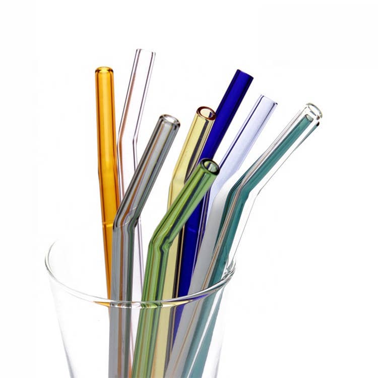 Glass Straw - Bent -180x8mm
