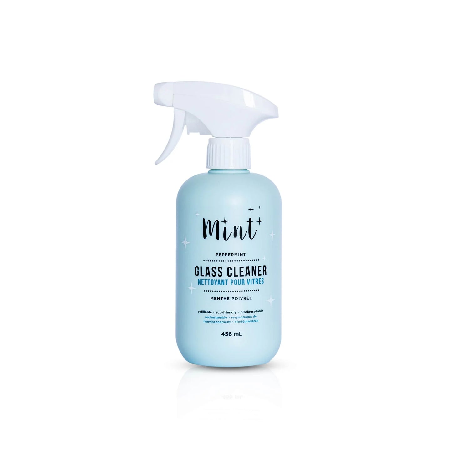 Mint Glass Cleaner, 500ml Bottle